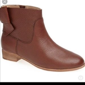 Kate Spade bow back booties